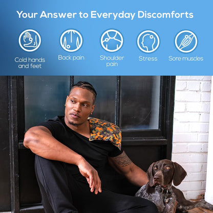 原廠魔法包限量版迷彩熱敷袋，冷熱療法，緩解下背部和肩部疼痛，無線冷熱敷，28 x 24 公分（11 吋 x 9.5 吋）