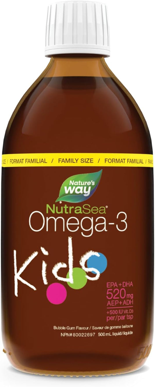 NutraSea Omega-3 兒童（泡泡糖）500 毫升（1 包）