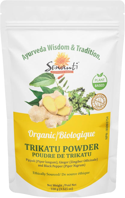 Sewanti Organic Trikatu Powder, NPN 80093754,100g