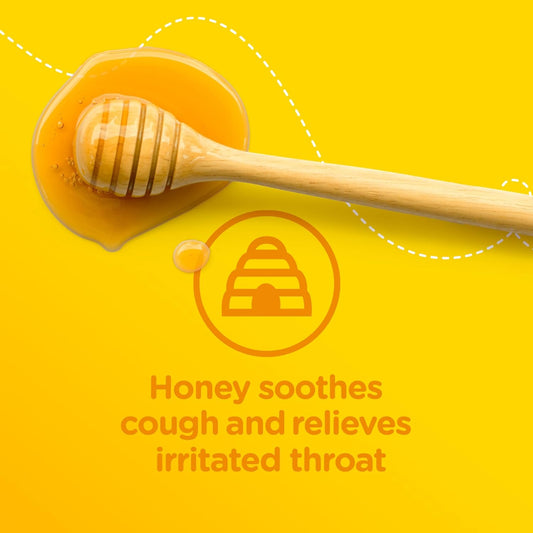 Zarbee's Baby Soothing Cough Syrup, Sore Throat Relief, Naturally Sourced Honey, Dye-Free, Peach & Honey Flavour, 59 mL