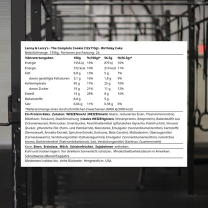 Lenny and Larry's Birthday Cake Complete Cookie 12 Count