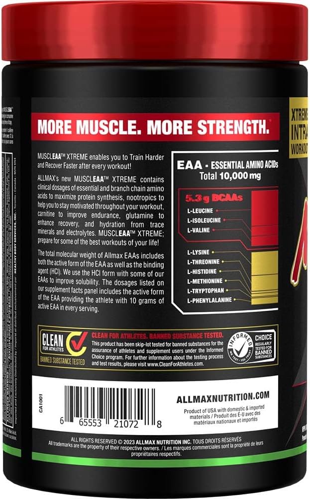 Allmax Nutrition - MusclEAA Xtreme - 青柠玛格丽塔