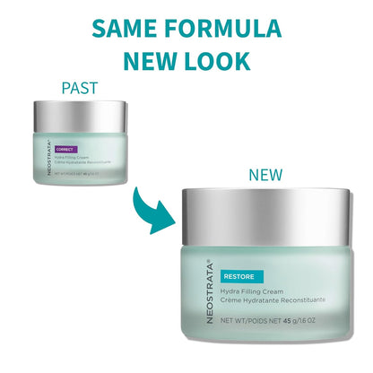 NEOSTRATA Hydra Filling Cream Anti-Wrinkle Concentrate with Hyaluronic Acid Non-Comedogenic, 1.6 oz.