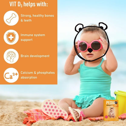 PediaVit 液體維生素 D3 400IU，50mL