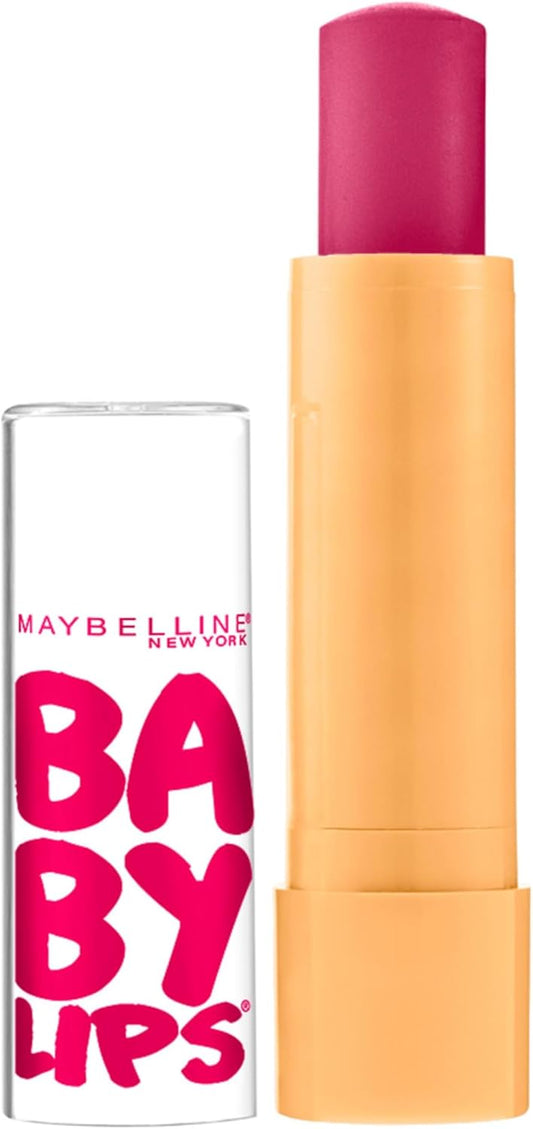 Maybelline New York Baby Lips Moisturizing Lip Balm, Cherry Me, 0.15 Ounce