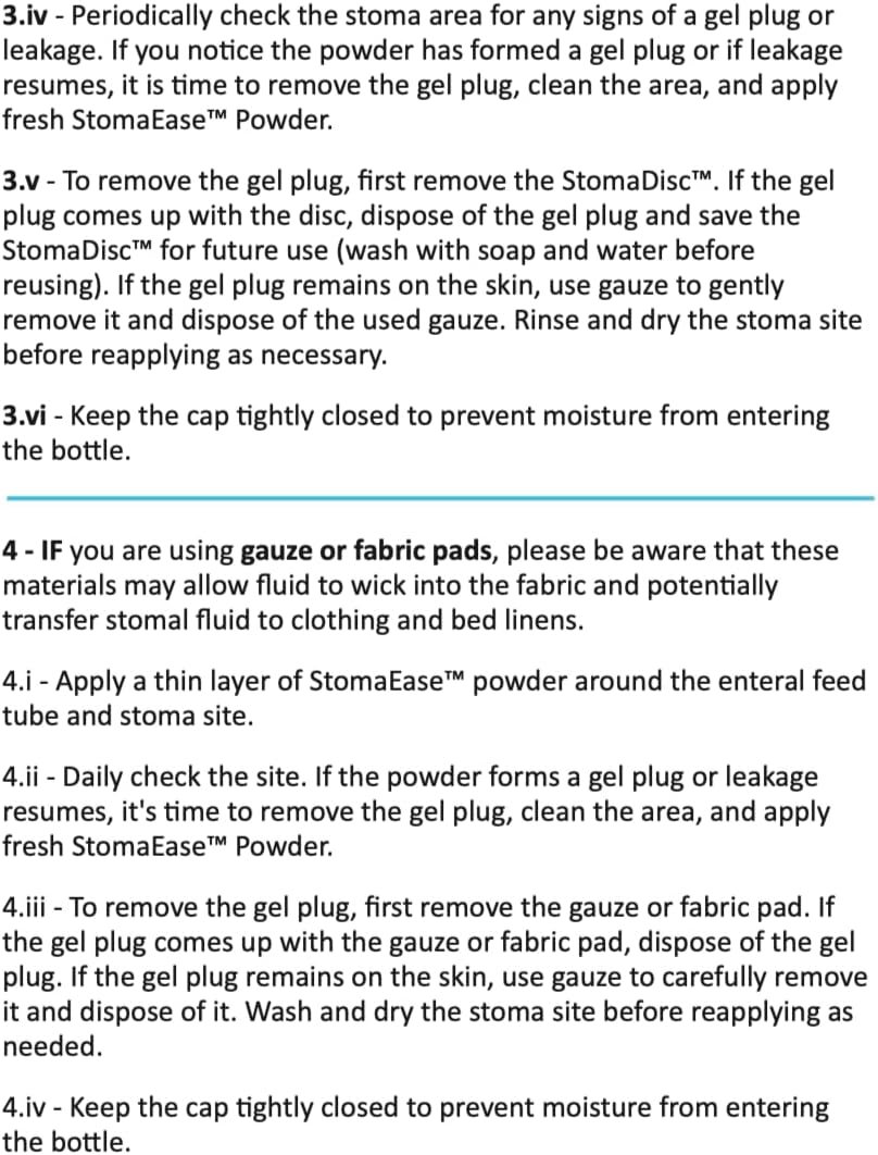 EnClean StomaEase 肠内造口止漏粉