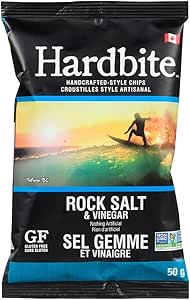Hardbite Rock Salt & Vinegar Potato Chips (30x50g)
