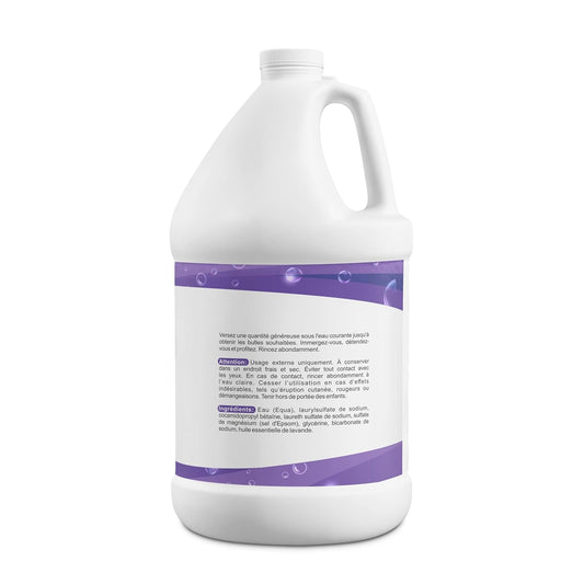 Yogti [Made in Canada] Foaming Bubble Bath Body Wash - 3.8L, Made with Pure Lavender Oil and Epsom Salt, Calm Bliss - 3.8L