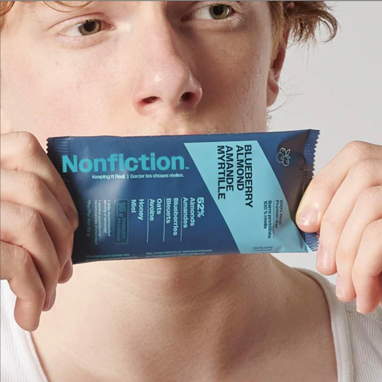 Nonfiction Protein Bar Blueberry Almond 12x60g (Pack of 12)