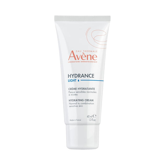 Eau Thermale Avene Hydrance Light Hydrating Emulsion Cream, Moisturizing, For Sensitive and Dehydrated Skin, Hydrating, Plumping and Radiance boosting, 40 ml