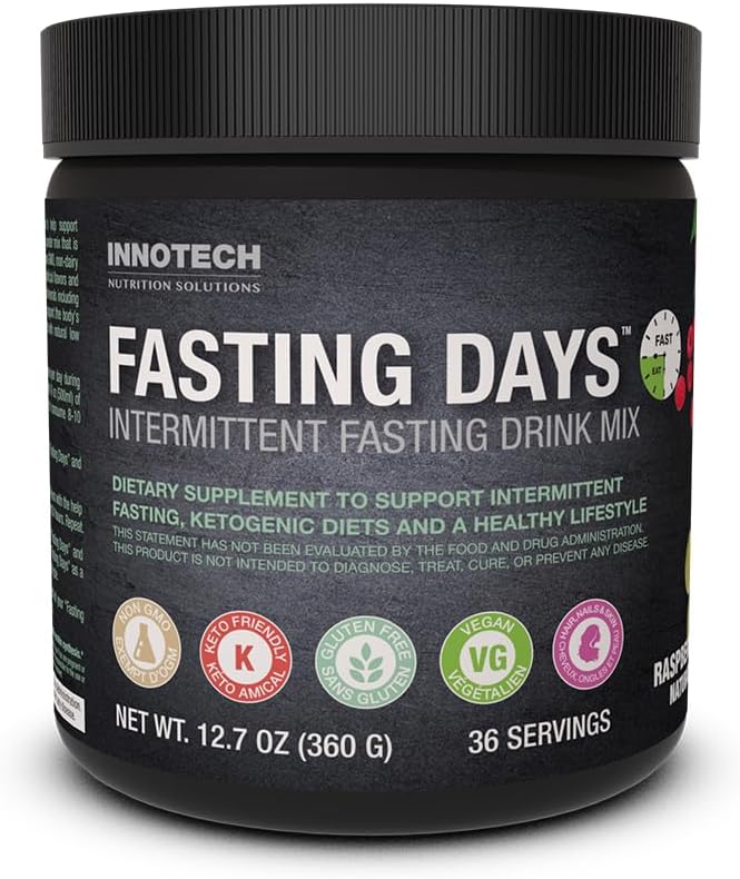 Innotech Nutrition Fasting Days 間歇性斷食飲料混合物 - 覆盆子青檸口味 - 360克