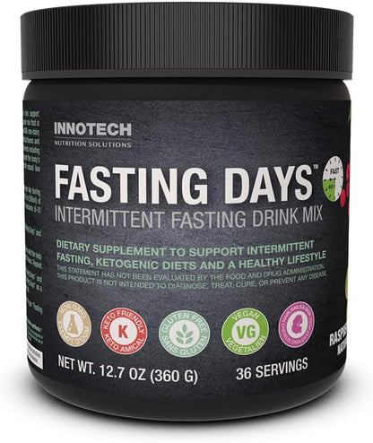 Innotech Nutrition Fasting Days 間歇性斷食飲料混合物 - 覆盆子青檸口味 - 360克