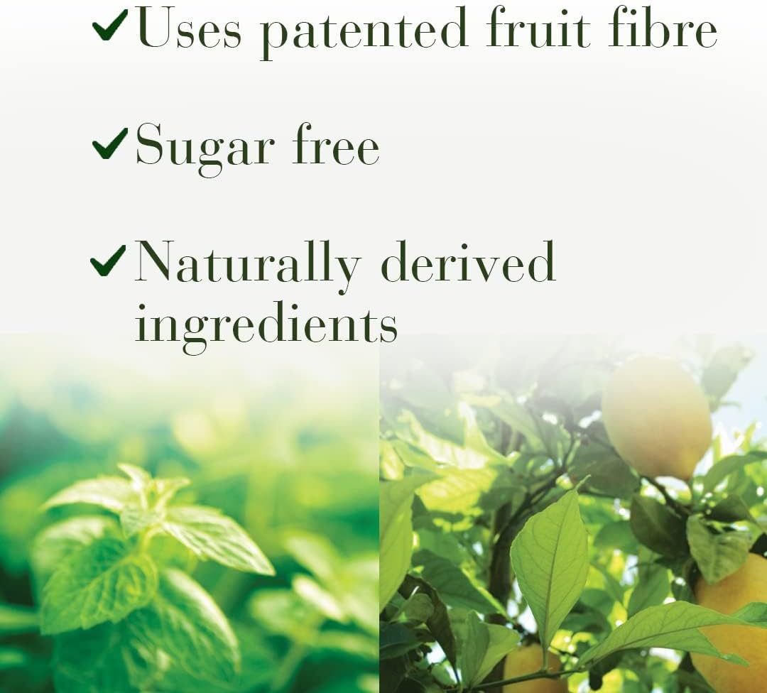 New Nordic Frutin 胃凝胶 - 无糖、素食咀嚼抗酸剂 - 支持缓解胃酸 - 采用柑橘果胶制成 - 48 片咀嚼片（2 包）