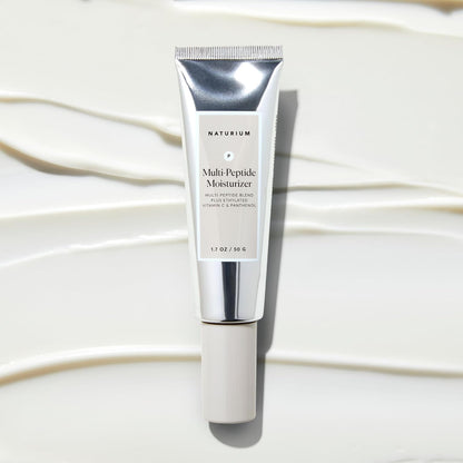 Naturium Multi-Peptide Moisturizer | Hydrating Face Cream, With Vitamin C & Panthenol | 1.7 FL OZ / 50 ml