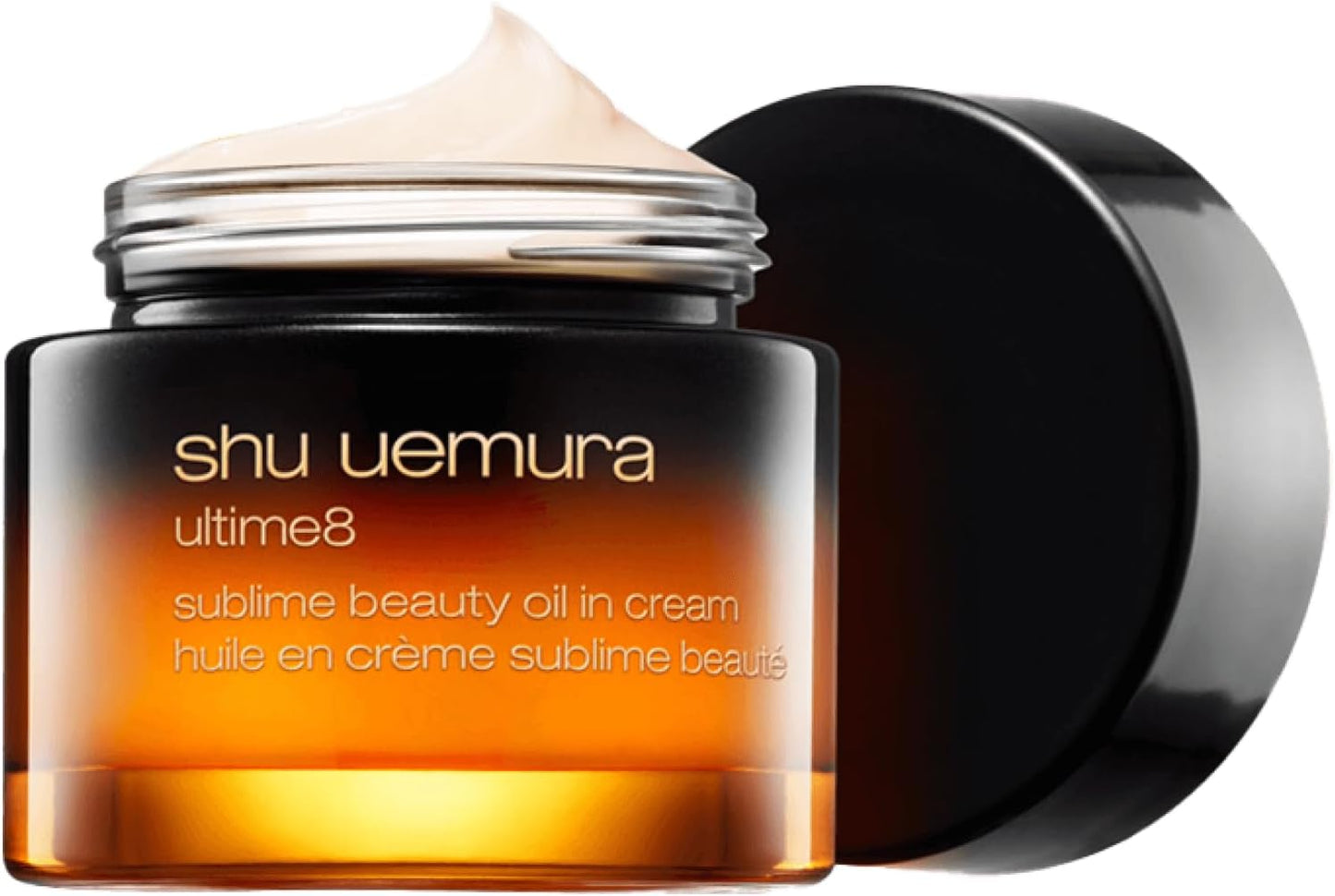 Shu Uemura Ultime8 Sublime Beauty Oil in Cream, Hydrating Face Cream Helps Reduce Fine Lines, Facial Moisturizer to Firm and Plump Skin, 1.7 Fl. Oz.