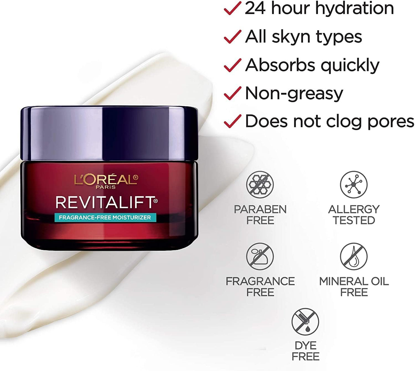 L’Oréal Paris Hydration Skincare Kit with Hyaluronic Acid Serum and Day Moisturizer for Face with Pro Retinol, Vitamin C and Hyaluronic Acid, Revitalift Triple Power LZR, Skincare Kit, 2 Count