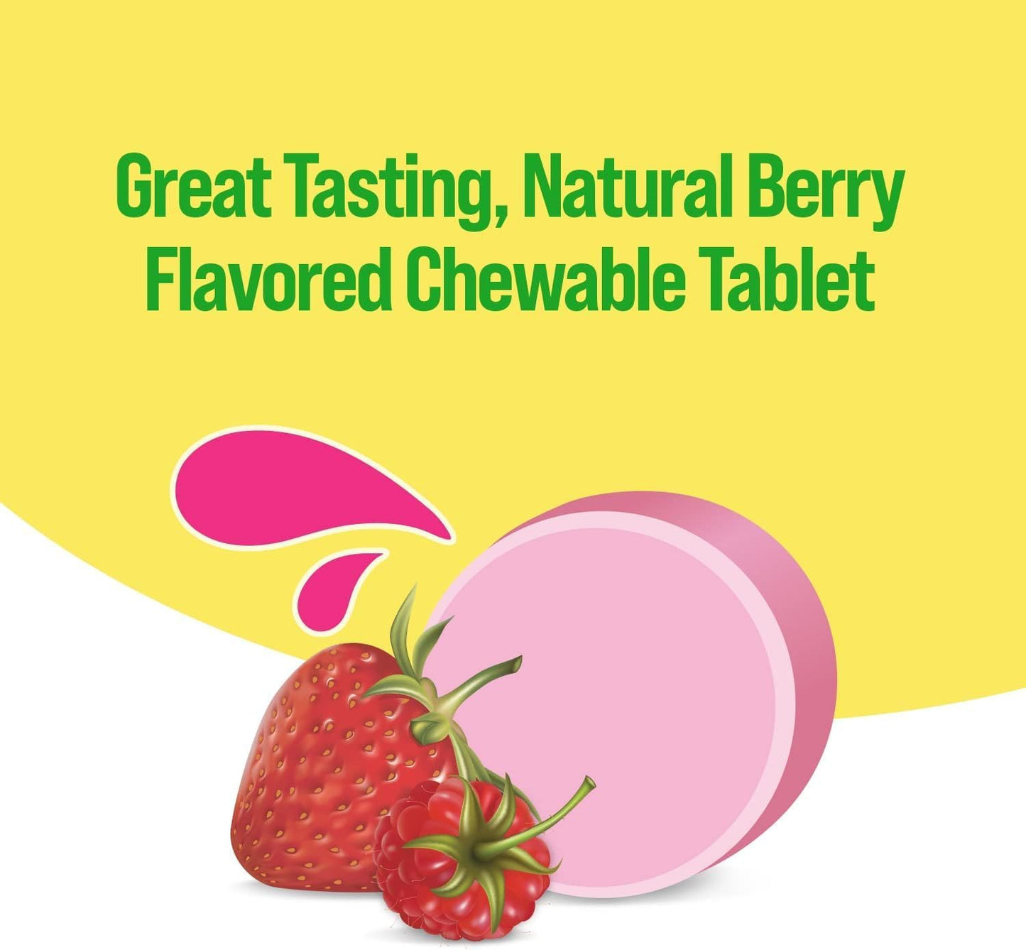 Culturelle Kids 每日益生菌咀嚼片，适合儿童，含 100% 天然来源的乳酸杆菌 GG 菌株，经临床研究最多的益生菌，儿科医生推荐，浆果味，60 粒咀嚼片