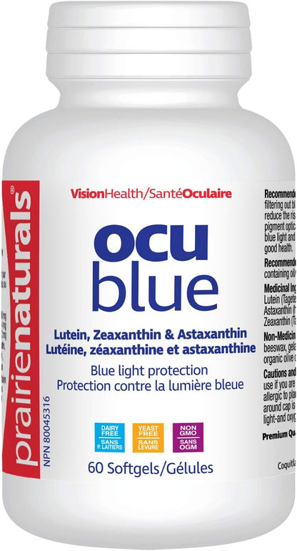 Prairie Naturals Ocu-Blue Supplement Softgel - 60 Count