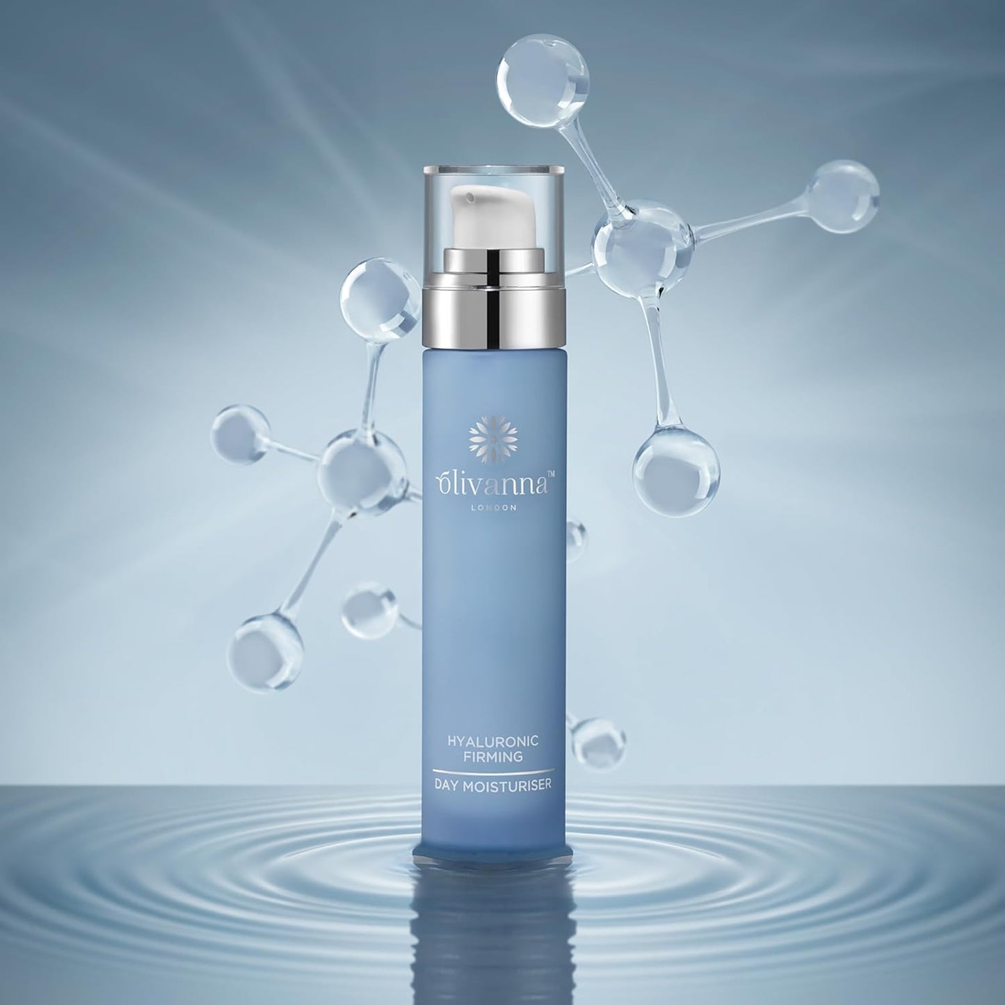 Olivanna Hyaluronic Firming Day Moisturiser - Hydrating Face Moisturizer for Restoring Elasticity and Boosting Hydration - 50 ml