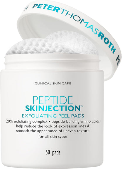 Peter Thomas Roth Peptide Skinjection Exfoliating Peel Pads - All Skin Types Pads Unisex-60 Pc