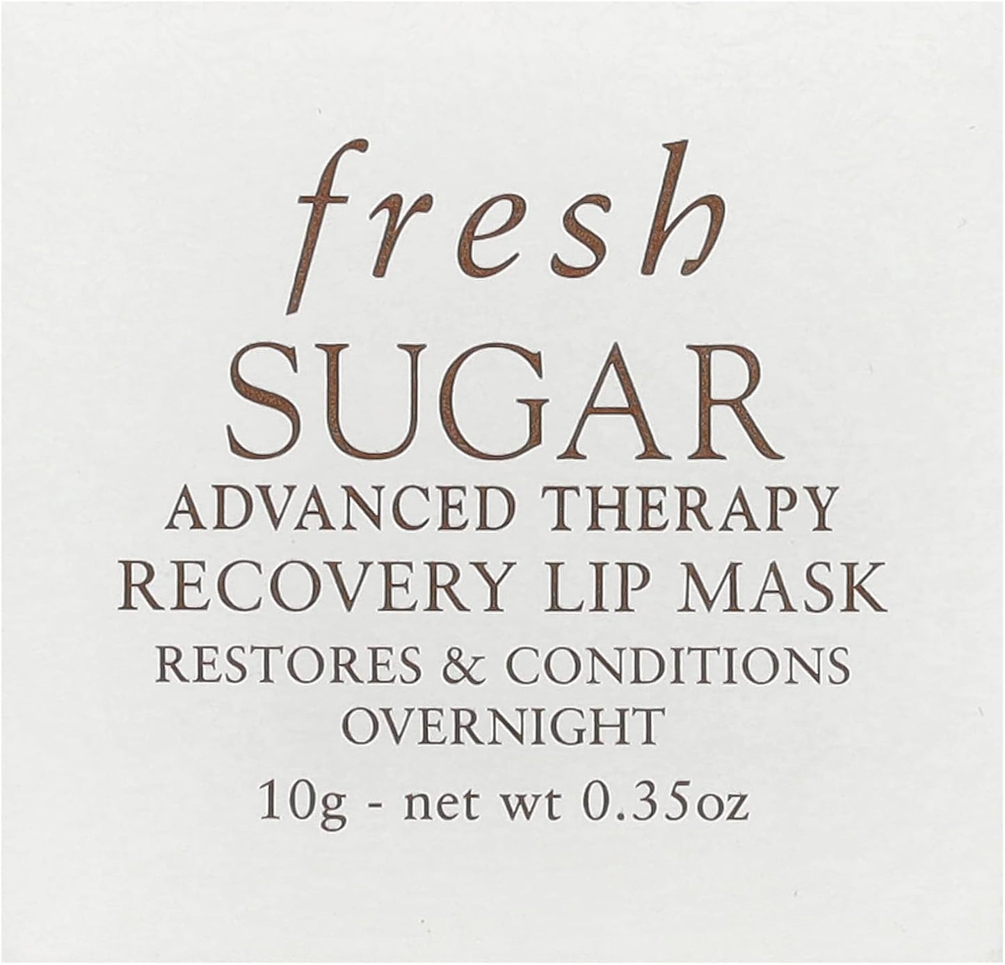 Fresh Sugar Advanced Therapy Recovery Lip Mask Lip Mask Women 0.35 oz