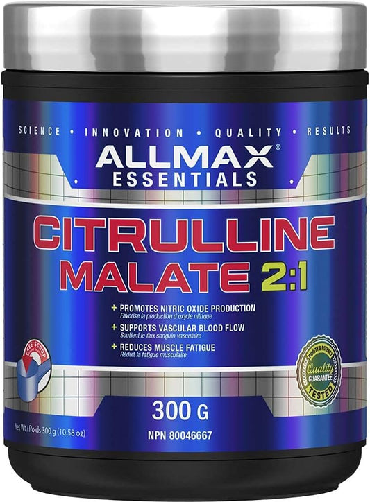 ALLMAX Nutrition - 2:1 瓜氨酸+苹果酸 - 300 克，300 克