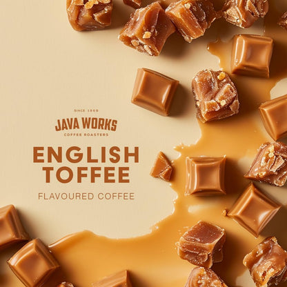Java Works Coffee 英式太妃口味咖啡 *研磨*，340 克