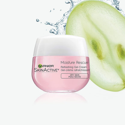 Garnier Moisture Rescue Refreshing Gel-Cream for Dry Skin. 24H Hydration, 50 mL