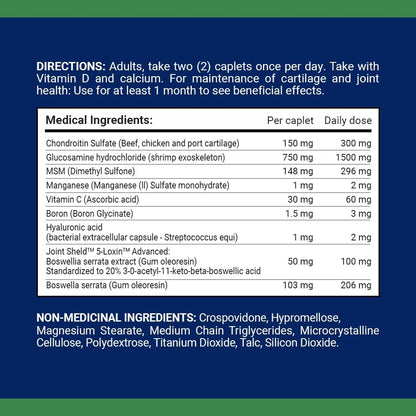 Nature's Bounty Osteo Bi-Flex Platinum 补充剂，有助于维持骨骼和关节健康，75 粒胶囊