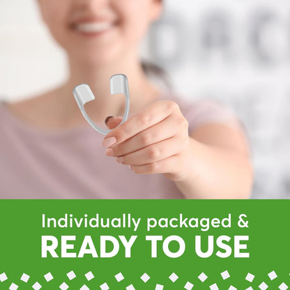 Plackers Grind No More 夜间护齿器，不含 BPA，均码，10 片（1 包）