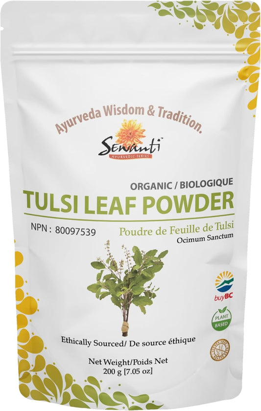 Sewanti Organic Tulsi Powder, NPN 80097539, 200g