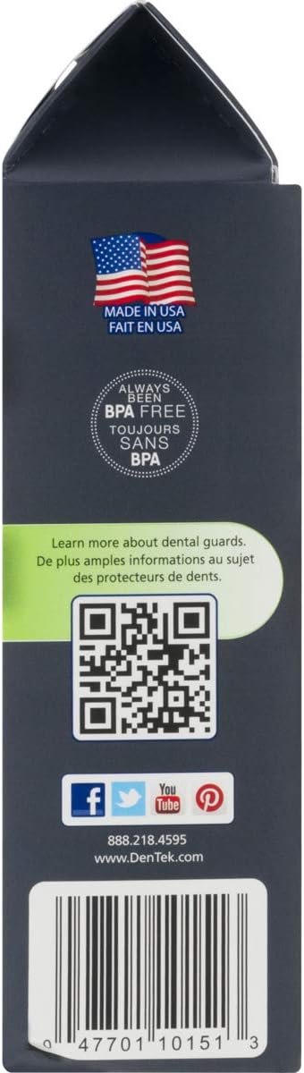 DenTek 舒适贴合牙齿保护器 - 2 件装 - 磨牙护齿器