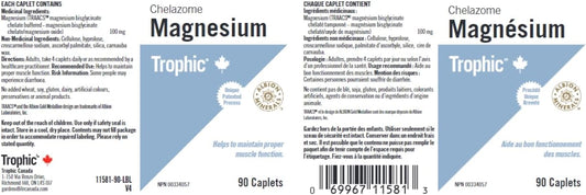 營養鎂 - Chelazome 膠囊，90 粒