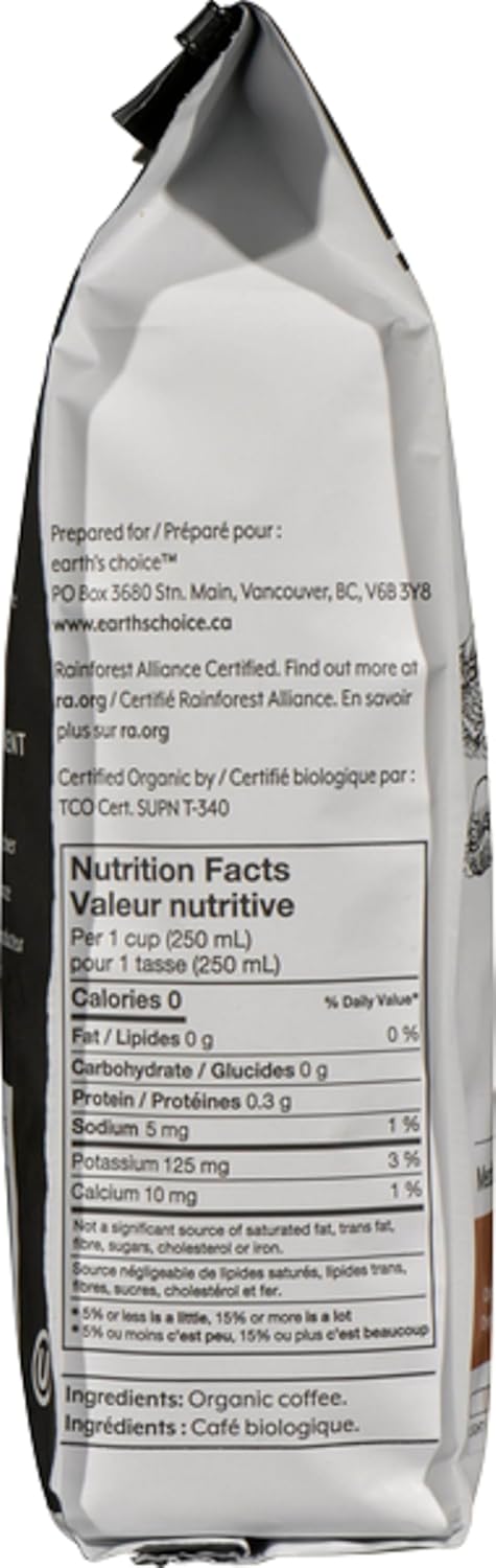 Earth's Choice 有機咖啡，中磨，340克