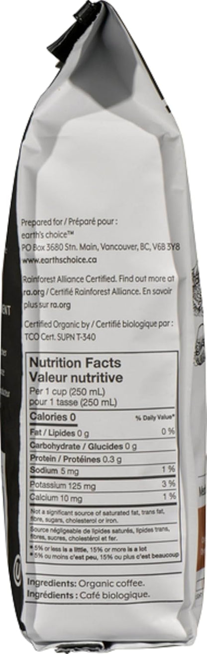 Earth's Choice 有機咖啡，中磨，340克