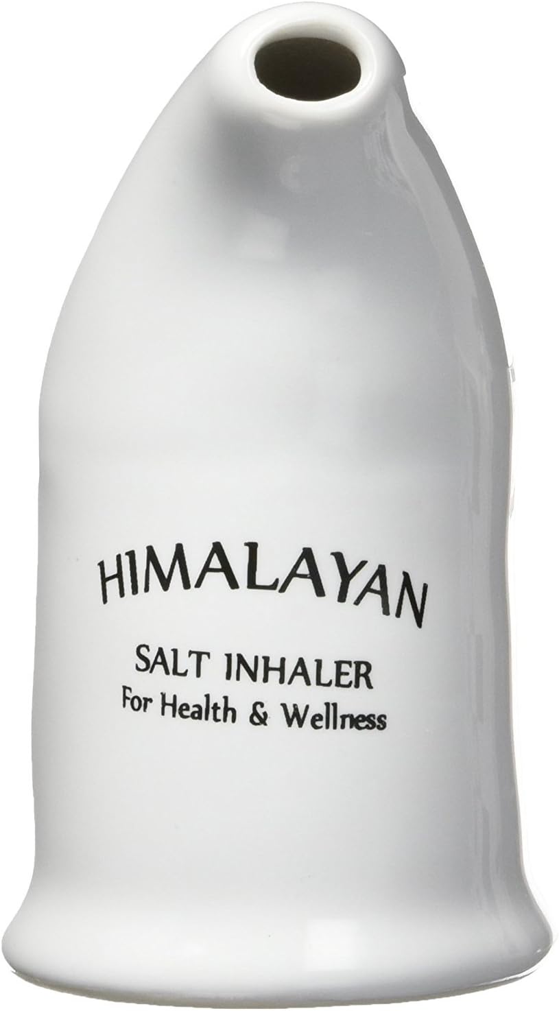 YOGTI Himalayan Salt Inhaler with 100g Authentic Himalayan Pink Food Grade Salt, Respiratory Aid for Asthma and Allergies
