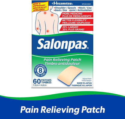 Salonpas Pain Relieving Patch, 60 count