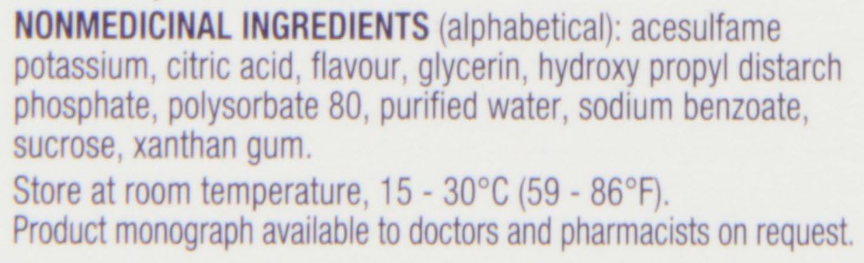 Motrin 儿童液体止痛药，退烧时间长达 8 小时，布洛芬，浆果味，无色素，120 毫升