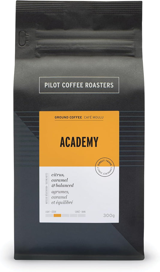 Pilot Coffee Roasters Academy Signature Everyday Blend 研磨咖啡 300 克 加拿大製造