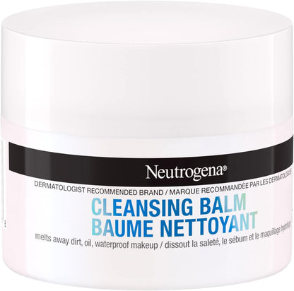 Neutrogena Cleansing Balm - Makeup Remover - Paraben Free Facial Cleanser - Fragrance Free, 74 grams