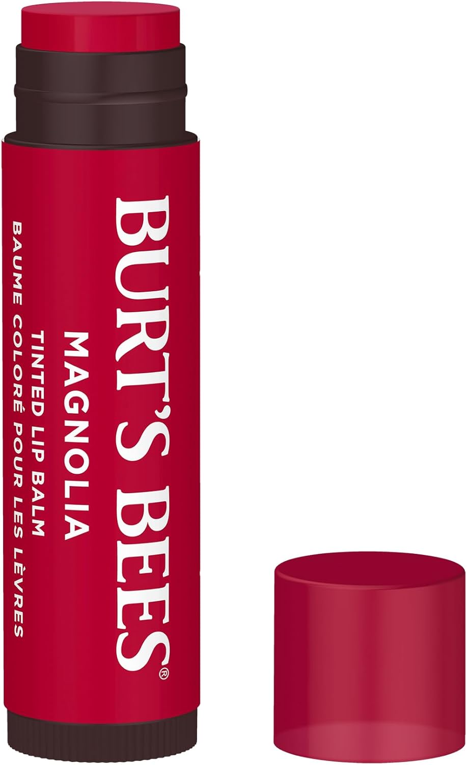 Burt's Bees 100% 天然有色润唇膏，木兰与乳木果油 - 1 管 1 支