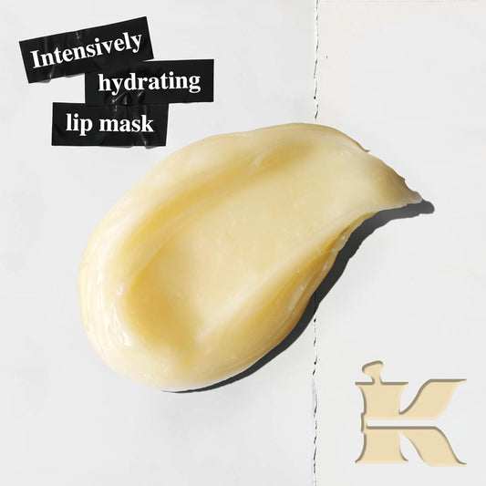 Kiehl's Buttermask For Lips，保濕隔夜唇膜，滋養和修復乾燥的嘴唇，強效保濕，含椰子油和野生芒果脂，不含防腐劑，無香料