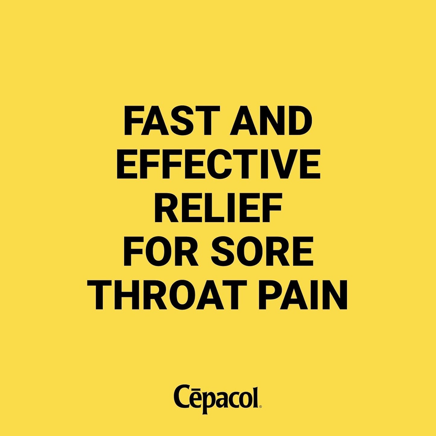 Cepacol Sensations 蜂蜜柠檬喉咙痛润喉糖 36 粒