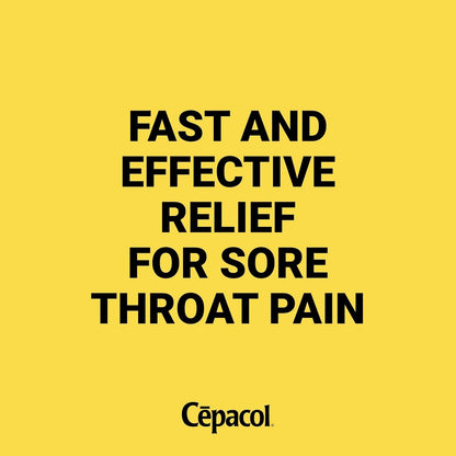 Cepacol Sensations 蜂蜜柠檬喉咙痛润喉糖 36 粒