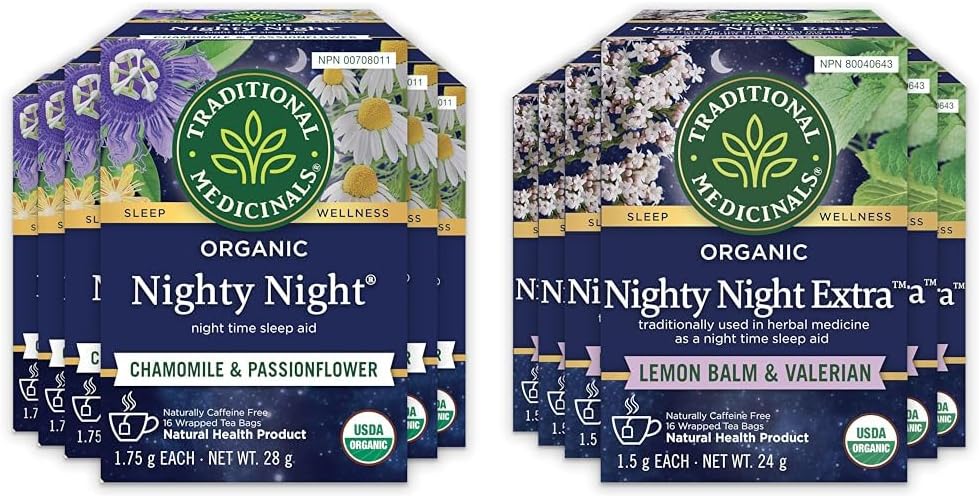 Traditional Medicinals - 有机晚安草本茶 + 有机晚安特级草本茶