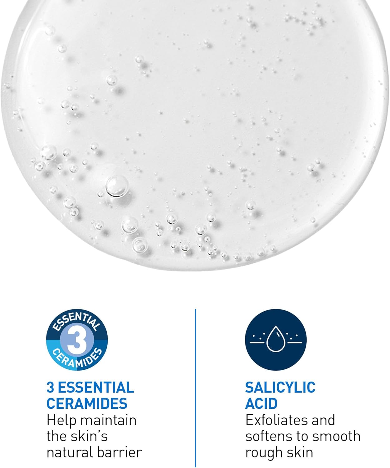 CeraVe SALICYLIC ACID Cleanser, Renewing SA Smoothing BHA Exfoliant for Face. Suitable for Keratosis Pilaris & Psoriasis. Gentle Cleanser With Hyaluronic Acid, Niacinamide, Vitamin D & Ceramides. Fragrance Free, No micro…