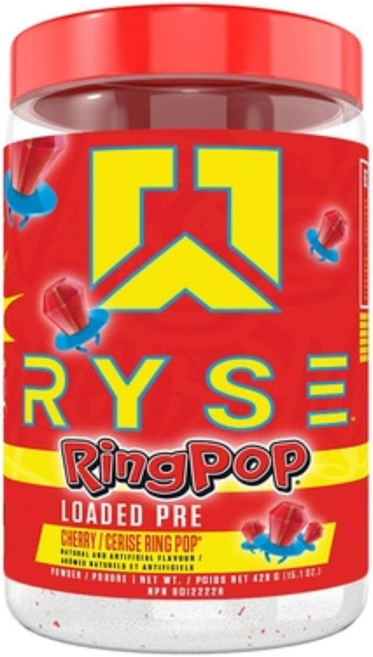 「RYSE Up Supplements」 富含運動前營養成分 | 增強一氧化氮泵、能量和力量 | 富含 L-瓜氨酸、β-丙氨酸和雙源咖啡因 | 60 份（櫻桃味）