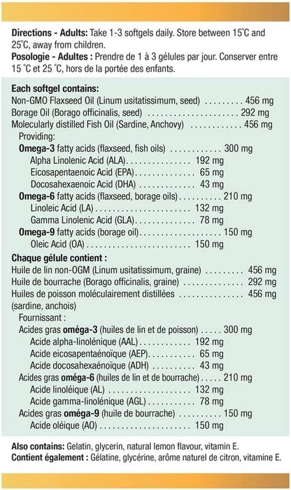 Jamieson NFA Omega 3-6-9 180粒軟膠囊和鈣鎂和維生素D3