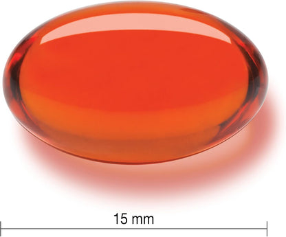 Jamieson Omega Krill Plus 500毫克軟膠囊，無魚腥味，富含EPA、DHA、磷脂質和蝦紅素。支持心臟健康和大腦健康，非基因改造，無麩質，60粒，加拿大製造