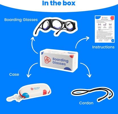 Boarding Glasses - Motion Sickness Glasses - Original Technology Against Motion Sickness and Seasickness - Anti Nausea